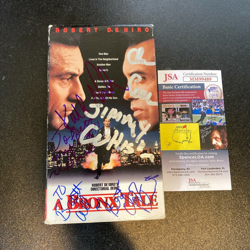 A Bronx Tale Cast Signed VHS Movie With 7 Signatures JSA COA