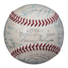 Nice 1954 Hank Aaron Rookie Milwaukee Braves Team Signed Baseball Beckett COA