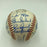 1969 Chicago Cubs Team Signed Vintage National League Baseball Ernie Banks JSA