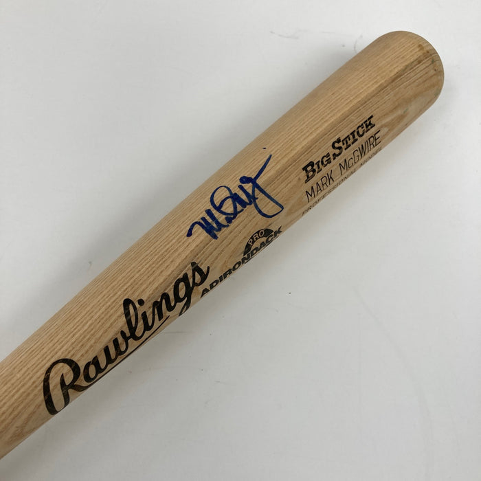 Mark McGwire Signed 1980's Rawlings Big Stick Game Model Baseball Bat JSA COA