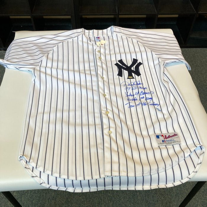 Derek Jeter Team Of The Century Signed Yankees World Series Jersey Steiner COA