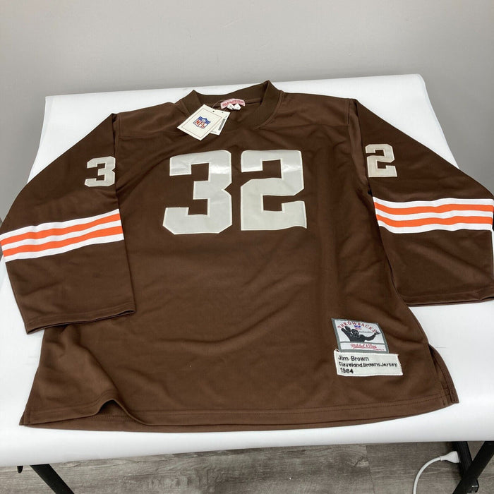 Jim Brown "HOF 1971, #32" Signed Cleveland Browns 1964 Jersey JSA COA