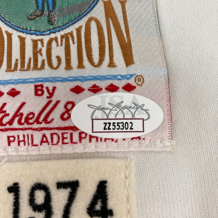 Hank Aaron 755 Home Runs Signed Authentic 1974 Atlanta Braves Jersey JSA COA