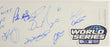 2004 Boston Red Sox World Series Champs Pitching Staff Signed Rubber 8 Sigs PSA
