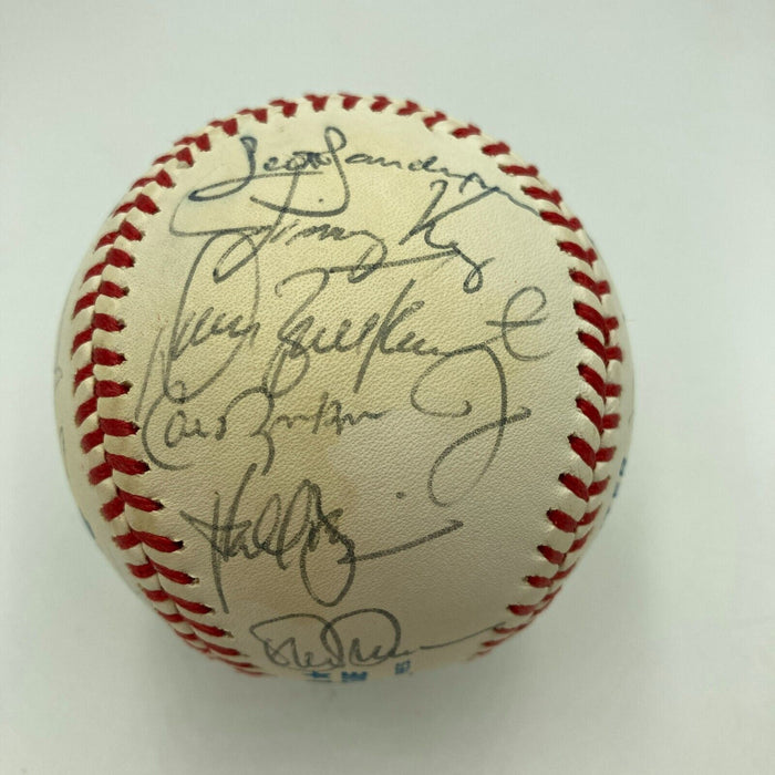 1991 All Star Game Team Signed Baseball Ken Griffey Jr. Kirby Puckett JSA COA