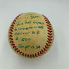 Reggie Jackson 500th Home Run 9-17-1984 Signed Inscribed Game Used Baseball JSA