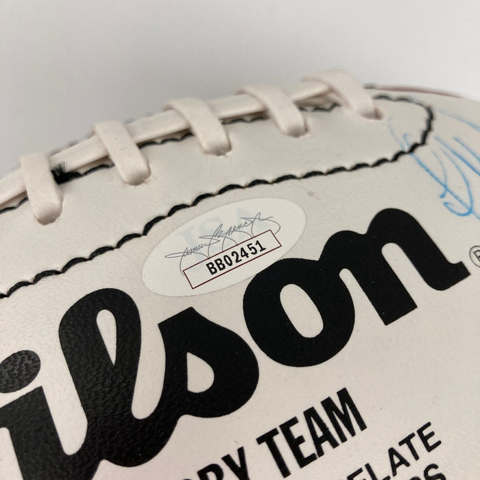 1972 Miami Dolphins Super Bowl Champs Team Signed Wilson Football 40+ Sigs JSA
