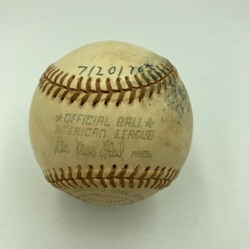 Historic Hank Aaron 755th Home Run Game - Game Used Baseball With MEARS COA