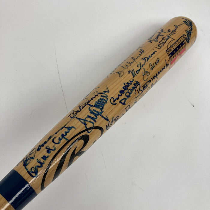 Beautiful Sandy Koufax Hall Of Fame Multi Signed Bat 45 Sigs Beckett COA