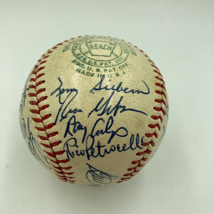 Beautiful 1968 Boston Red Sox Team Signed Baseball Carl Yastrzemski JSA COA
