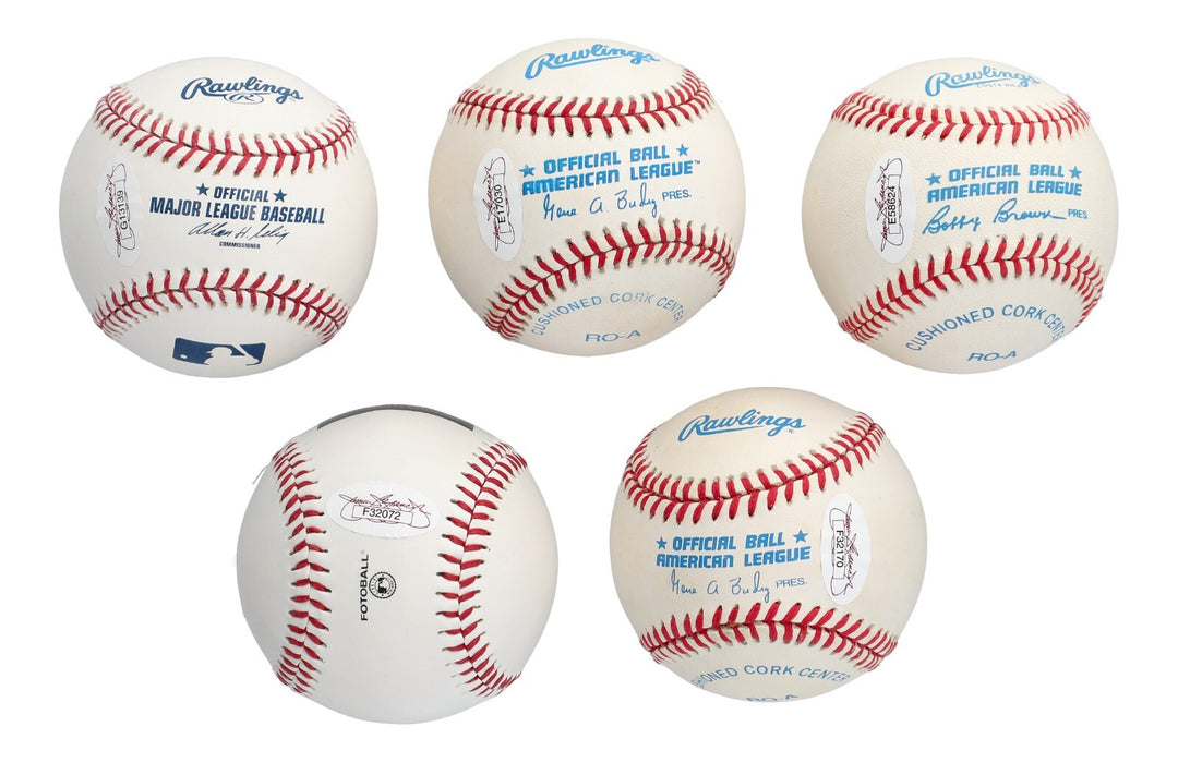 1950 New York Yankees WS Champs Team Signed Baseball Collection 35 Balls JSA COA