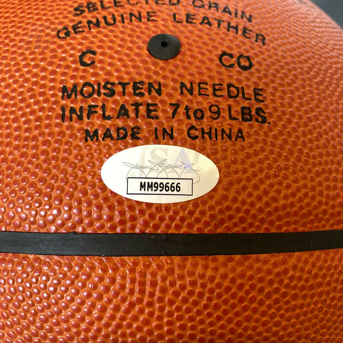 1997-98 San Antonio Spurs Team Signed Basketball With David Robinson JSA COA