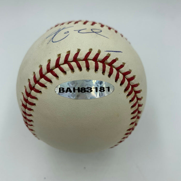 Rare Kobe Bryant Signed Major League Baseball Upper Deck UDA COA Lakers