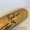 1996 New York Yankees World Series Champs Team Signed Bat Derek Jeter JSA COA