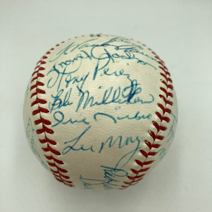 The Finest 1969 All Star Game Team Signed Baseball Roberto Clemente JSA COA