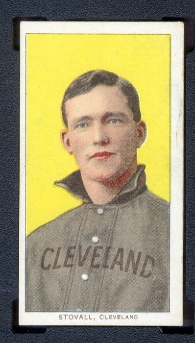 George Stovall & Gus Fisher Signed 1911 American League Baseball Indians Beckett