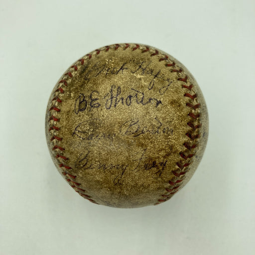 Chick Hafey 1934 Cincinnati Reds Team Signed National League Baseball PSA DNA