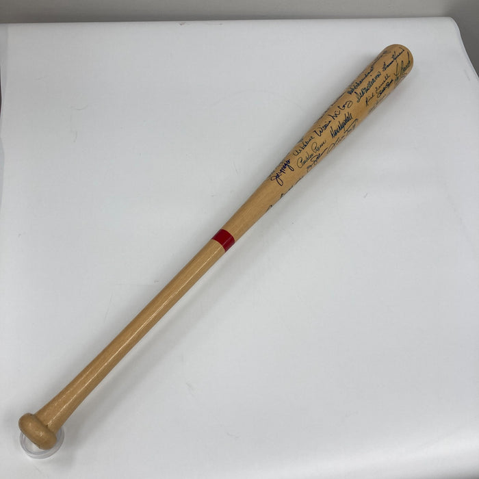 Ted Williams Willie Mays Hall Of Fame Multi Signed Baseball Bat 42 Sigs Beckett