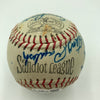 Warren Giles George Kelly Stan Coveleski HOF Multi Signed Baseball 18 Sigs JSA