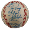 1986 New York Mets World Series Champs Team Signed Vintage NL Baseball JSA COA