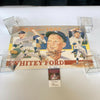 Whitey Ford "Chairman Of The Board Hall Of Fame 1974" Signed 13x22 Photo JSA COA