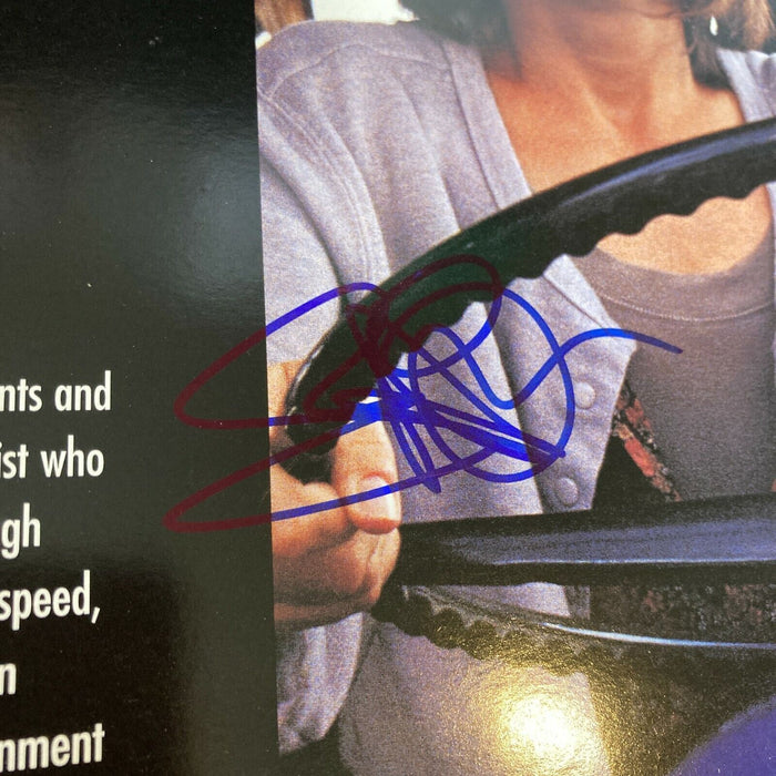 Sandra Bullock Signed Speed Movie Advertising Display Magazine With JSA COA