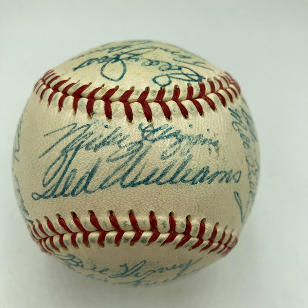 1955 Boston Red Sox Team Signed American League Baseball JSA COA