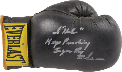 Sugar Ray Robinson Signed Everlast Boxing Glove "Keep Punching" PSA DNA COA