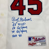 Bob Gibson Signed Inscribed St. Louis Cardinals STAT Jersey JSA COA