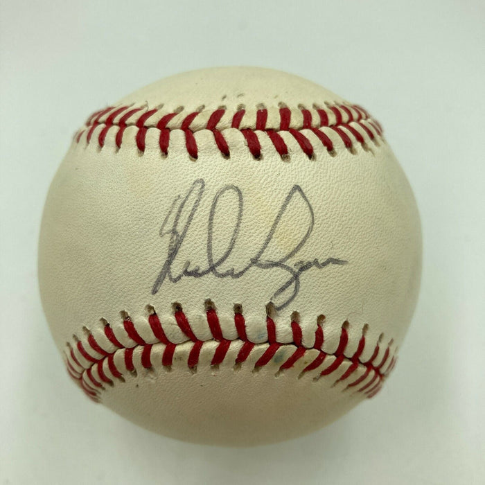 Nolan Ryan Signed Autographed American League Baseball With JSA COA