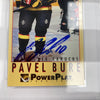 Pavel Bure Signed Autographed 1993 Power Play Hockey Card PSA DNA