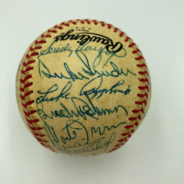 Joe Dimaggio Sandy Koufax Hall Of Fame Multi Signed Baseball 26 Sigs JSA