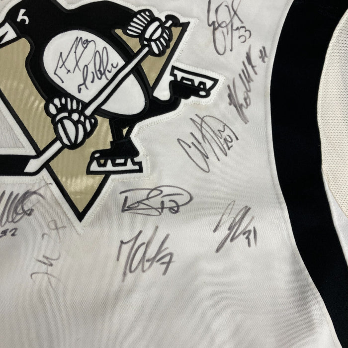 Sidney Crosby Rookie 2005-06 Pittsburgh Penguins Team Signed Game Jersey JSA COA