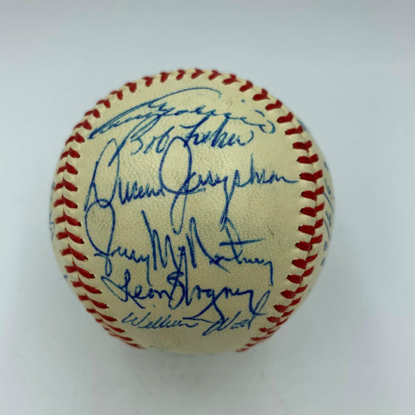 Beautiful 1968 Chicago White Sox Team Signed American League Baseball JSA COA