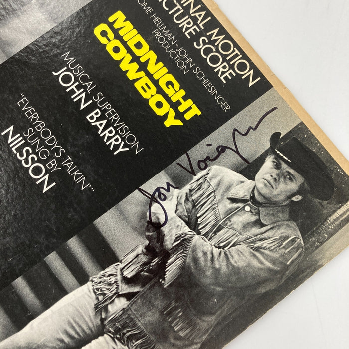 Dustin Hoffman & Jon Voight Signed MIDNIGHT COWBOY SOUNDTRACK LP JSA COA