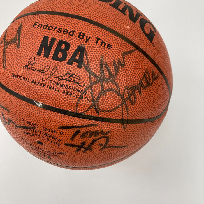 Bill Russell Larry Bird Boston Celtics HOF Legends Signed Basketball 14 Sigs JSA