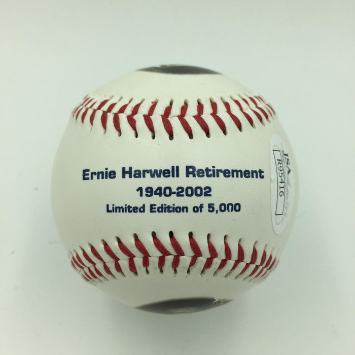 Rare Ernie Harwell Signed 1940-2000 Retirement Commemorative Baseball JSA COA