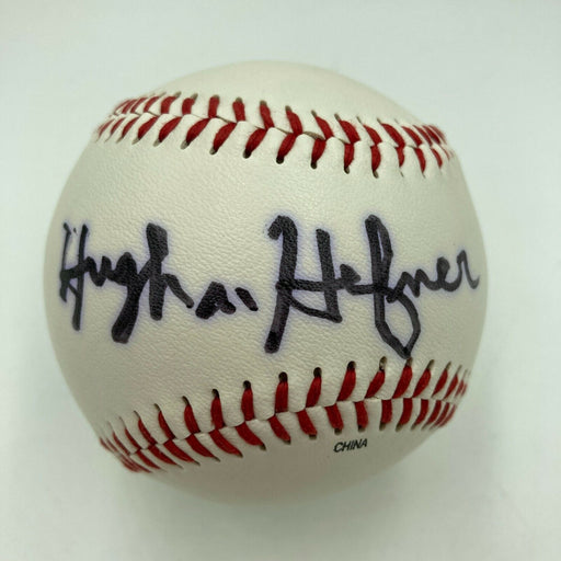 Hugh Hefner Signed Autographed Baseball Playboy With JSA COA