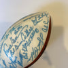 Johnny Unitas Walter Payton Bart Starr HOF Legends Signed Football 45 Sigs JSA