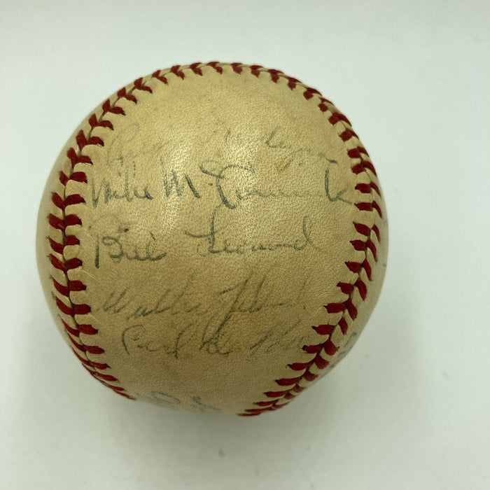 Joe Dimaggio 1944 World War Two WWII Multi Signed Baseball PSA DNA COA