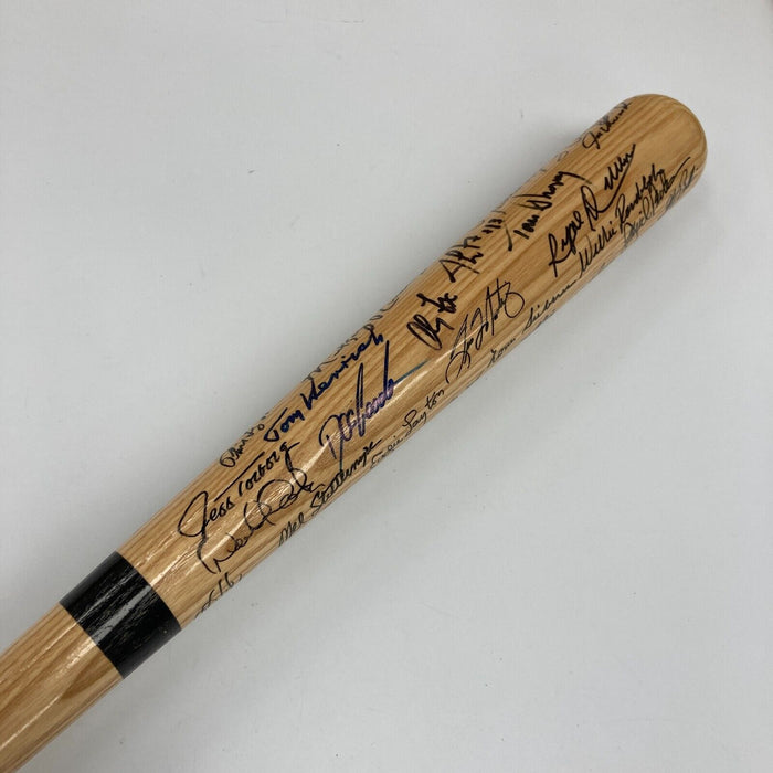 Derek Jeter New York Yankees Legends Signed Baseball Bat 41 Sigs Beckett COA