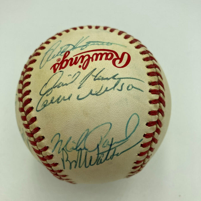 1988 Oakland A's American League Champs Team Signed World Series Baseball