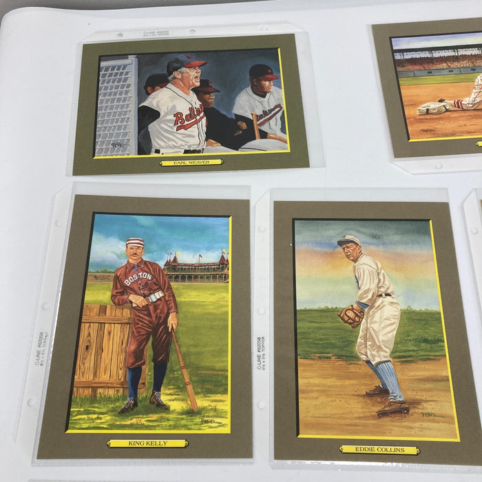 Lot Of (12) Perez Steele Hall Of Fame Great Moments Postcards