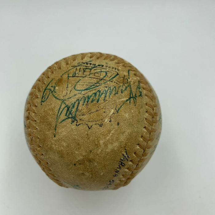 1954 Cuba Winter League Negro League Legends Signed Game Used Baseball JSA COA