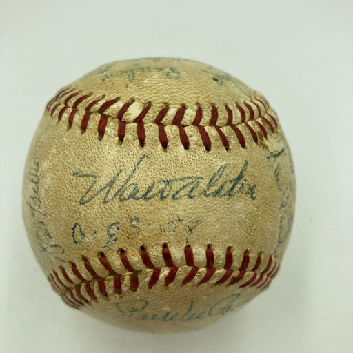 1958 Los Angeles Dodgers Team Signed National League Baseball Sandy Koufax JSA