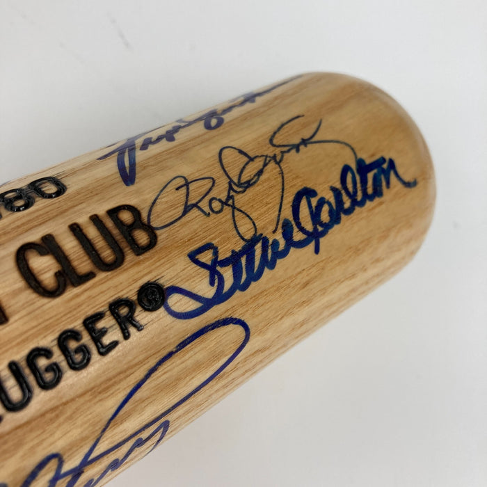 Nolan Ryan Tom Seaver  3,000 Strikeout Club Signed Baseball Bat Beckett COA