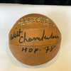 Wilt Chamberlain Hall Of Fame 1978 Signed 1960's NBA Basketball JSA GEM MINT 10