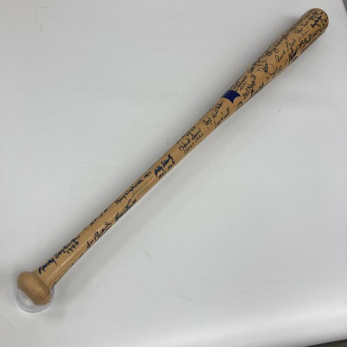 The Finest St. Louis Cardinals HOF Multi Signed Baseball Bat 70+ Sigs! JSA