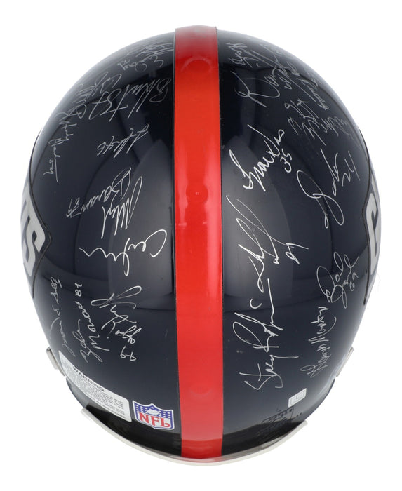 1986 New York Giants Super Bowl Champs Team Signed Full Size Helmet JSA COA