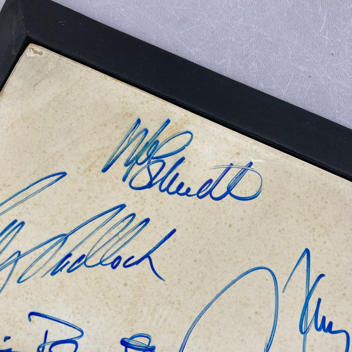 Nolan Ryan Roger Clemens Johnny Bench Mike Schmidt HOF Signed Home Plate JSA